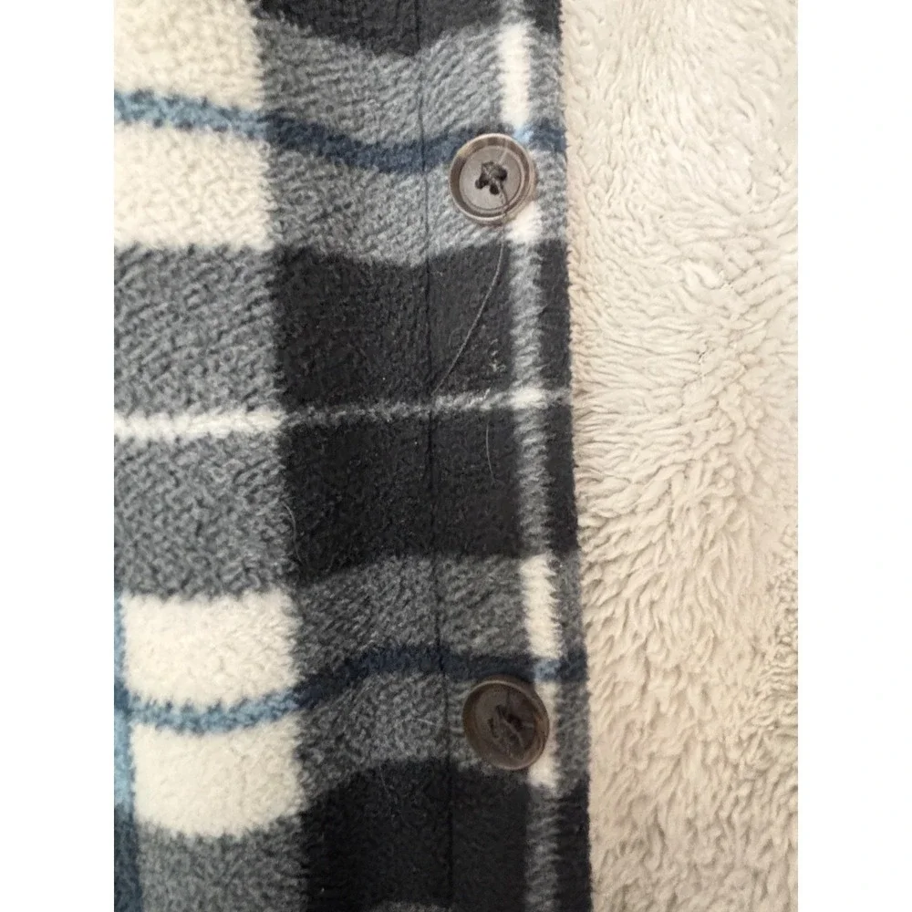 Freedom Foundry Flannel Plaid Sherpa Fleece Lined Shirt Jacket Men's Size XL